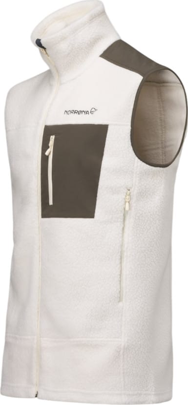 Norrøna Men's Trollveggen Warm3 Vest Whisper White Norrøna Norrøna Men's Trollveggen Warm3 Vest Whisper White Norrøna