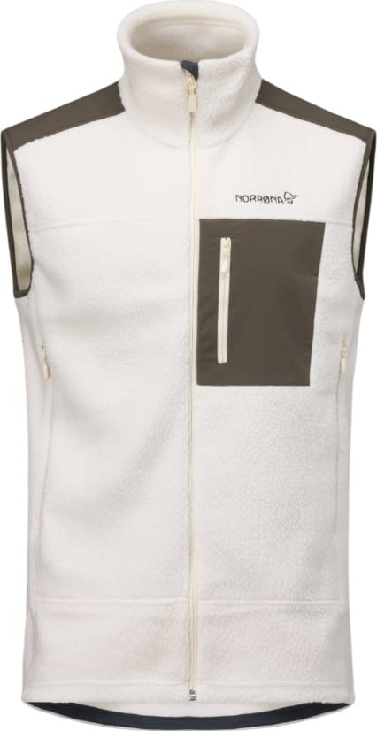 Norrøna Men's Trollveggen Warm3 Vest Whisper White Norrøna