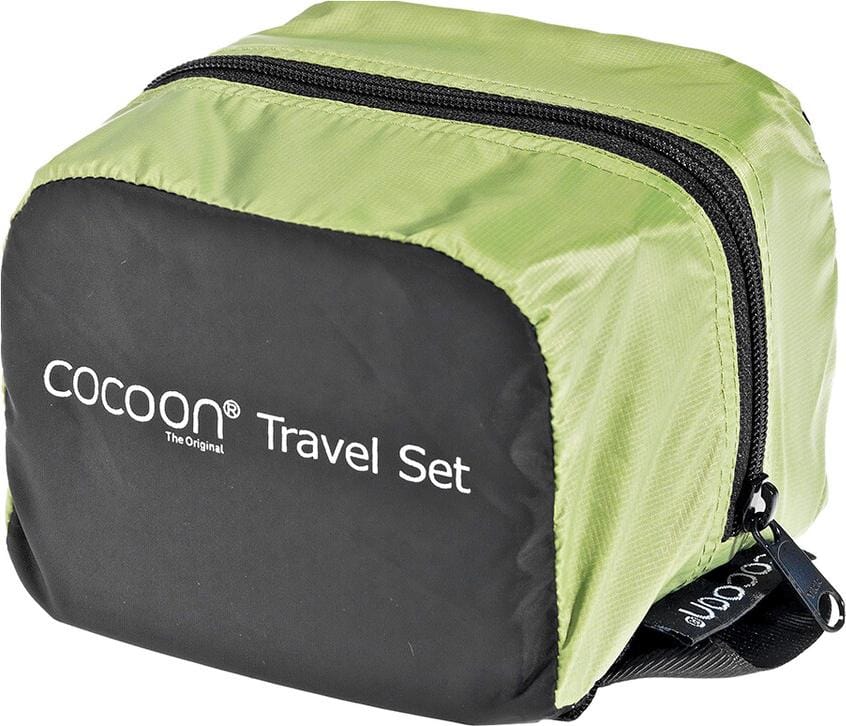 Cocoon Travel Set Ultralight 3 Pieces Wasabi/Black