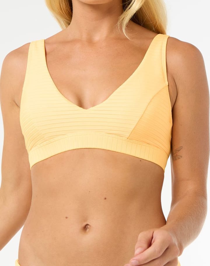 Rip Curl Women's Premium Surf D Cup Deep V Bikini Top Mango Rip Curl