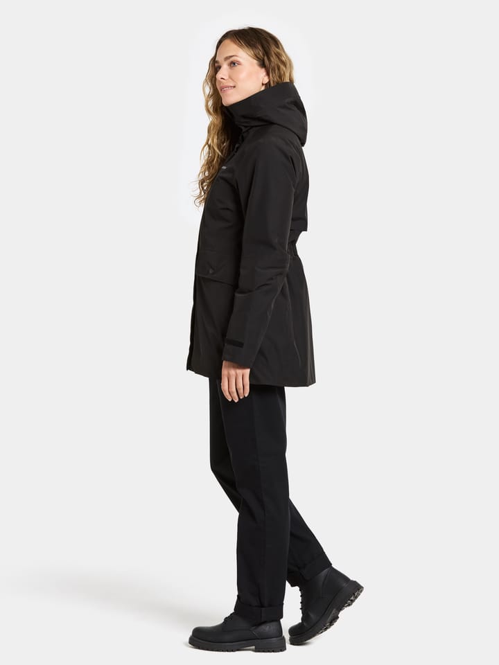 Didriksons Women's Tuva Parka Black Didriksons Didriksons Women's Tuva Parka Black Didriksons