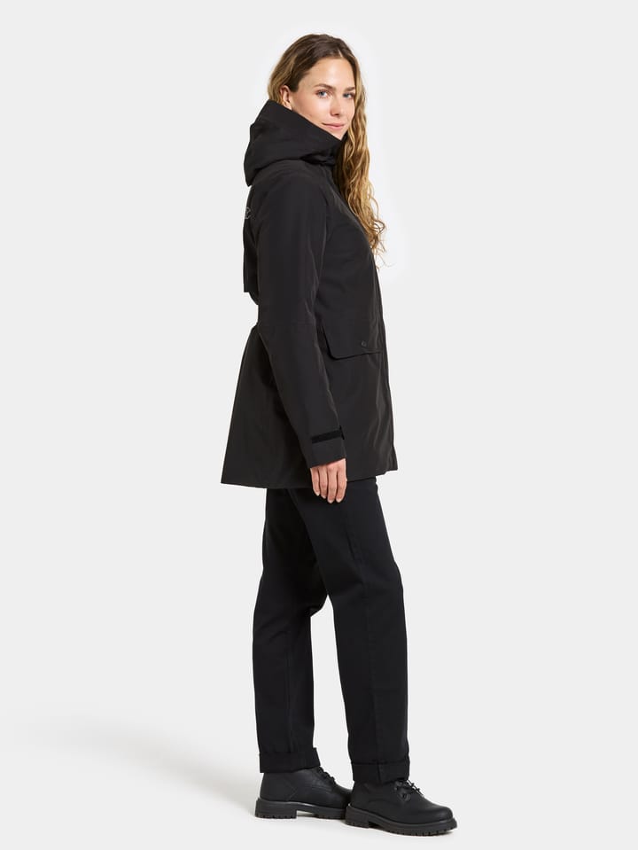 Didriksons Women's Tuva Parka Black Didriksons Didriksons Women's Tuva Parka Black Didriksons