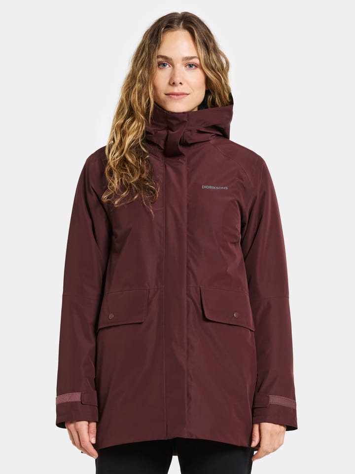 Didriksons Women's Tuva Parka Old Rust Didriksons Didriksons Women's Tuva Parka Old Rust Didriksons