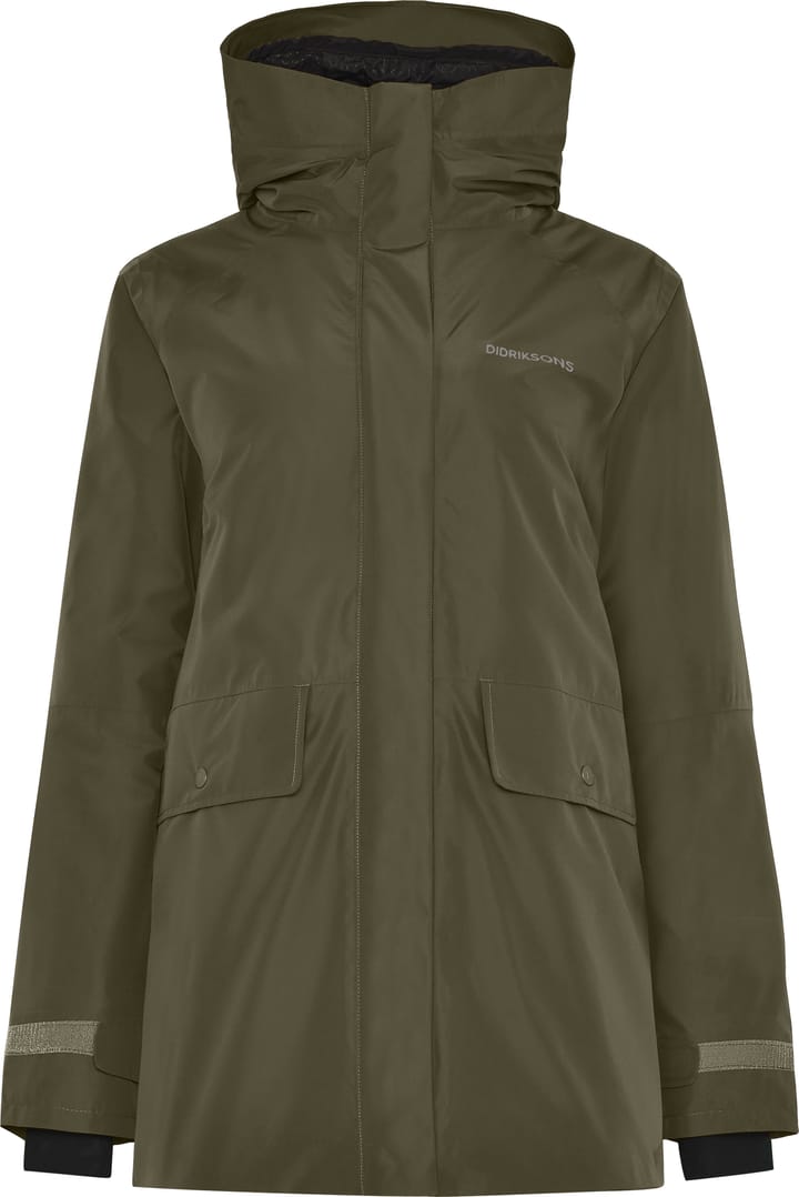 Didriksons Women's Tuva Parka Deep Green Didriksons Didriksons Women's Tuva Parka Deep Green Didriksons
