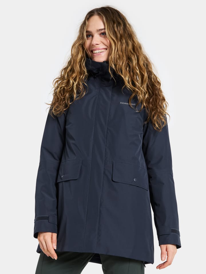 Didriksons Women's Tuva Parka Dark Night Blue Didriksons
