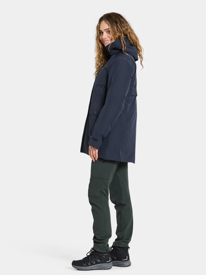 Didriksons Women's Tuva Parka Dark Night Blue Didriksons Didriksons Women's Tuva Parka Dark Night Blue Didriksons