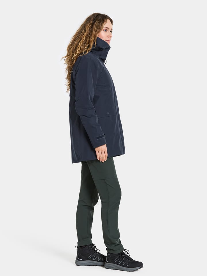 Didriksons Women's Tuva Parka Dark Night Blue Didriksons Didriksons Women's Tuva Parka Dark Night Blue Didriksons