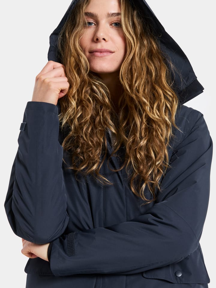 Didriksons Women's Tuva Parka Dark Night Blue Didriksons Didriksons Women's Tuva Parka Dark Night Blue Didriksons