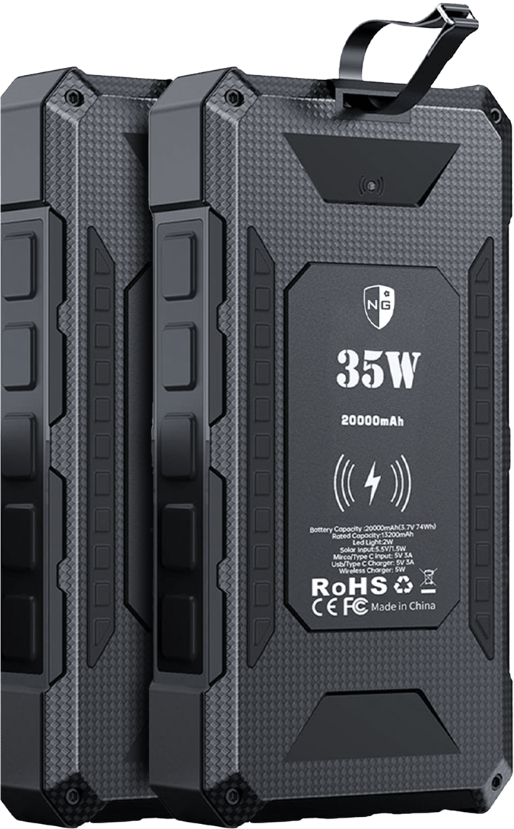 Nordic Gamekeeper Twin Outdoor Powerpack 2x 35W Litium Black Nordic Gamekeeper