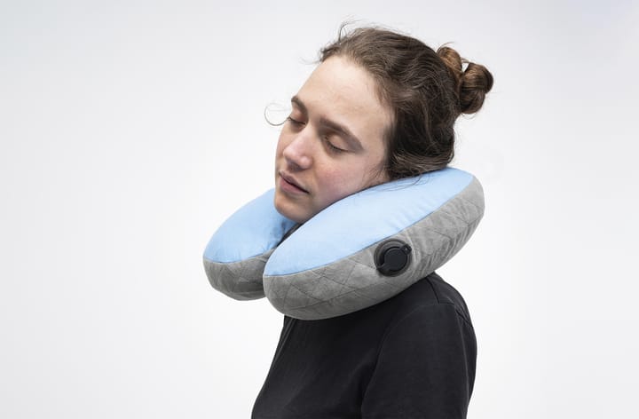 Cocoon U-Shaped Neck Pillow Light Blue/Grey Cocoon