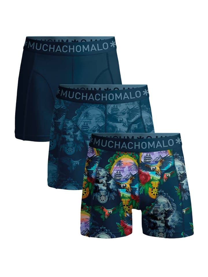 Muchachomalo 1010 Pirat Parrot 3pk Boxer Print/print/solid Muchachomalo
