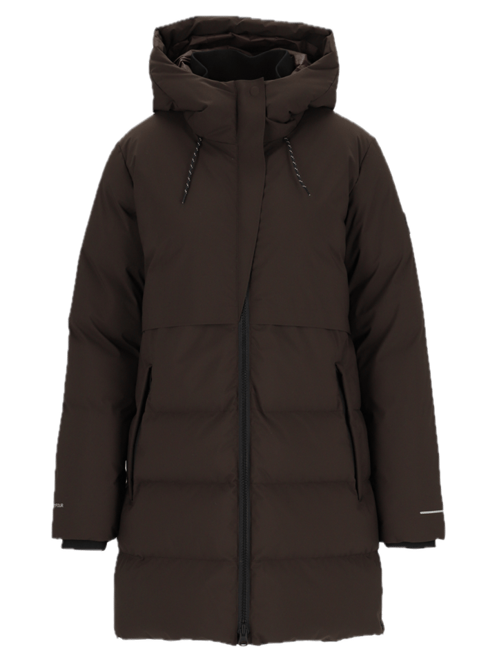Twentyfour Mode Naia Down Parka D Mørk Brun Twentyfour