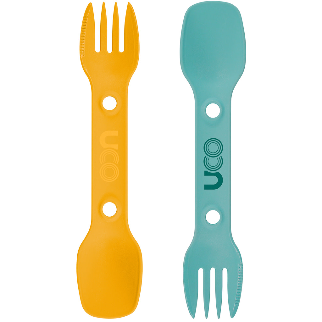 UCO Gear Utility Spork 2-Pack with Cord Gldskyblue