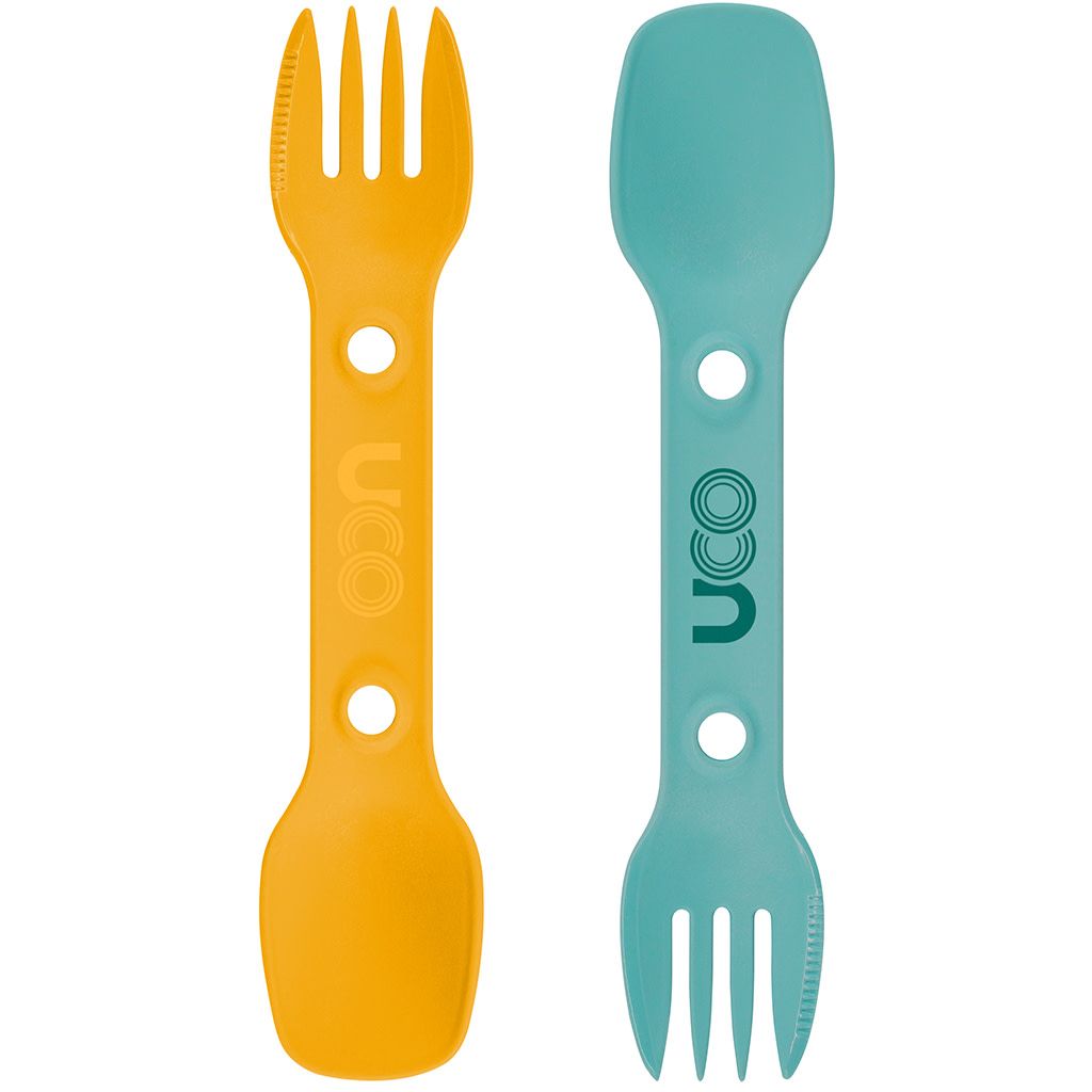 UCO Gear Utility Spork 2-Pack with Cord Gldskyblue