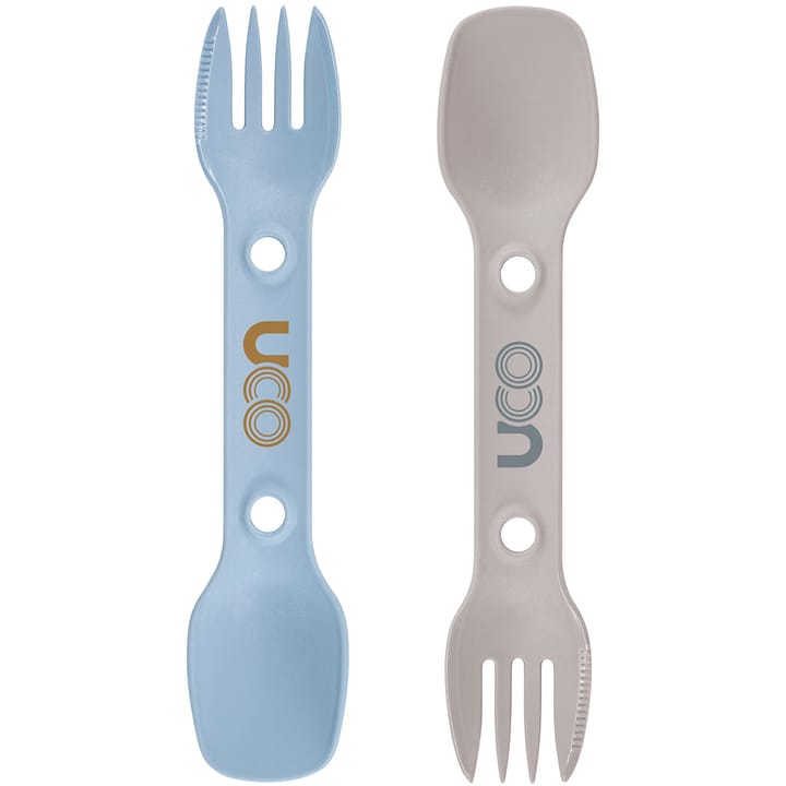 UCO Gear Utility Spork 2-Pack with Cord Stnbluesan UCO Gear