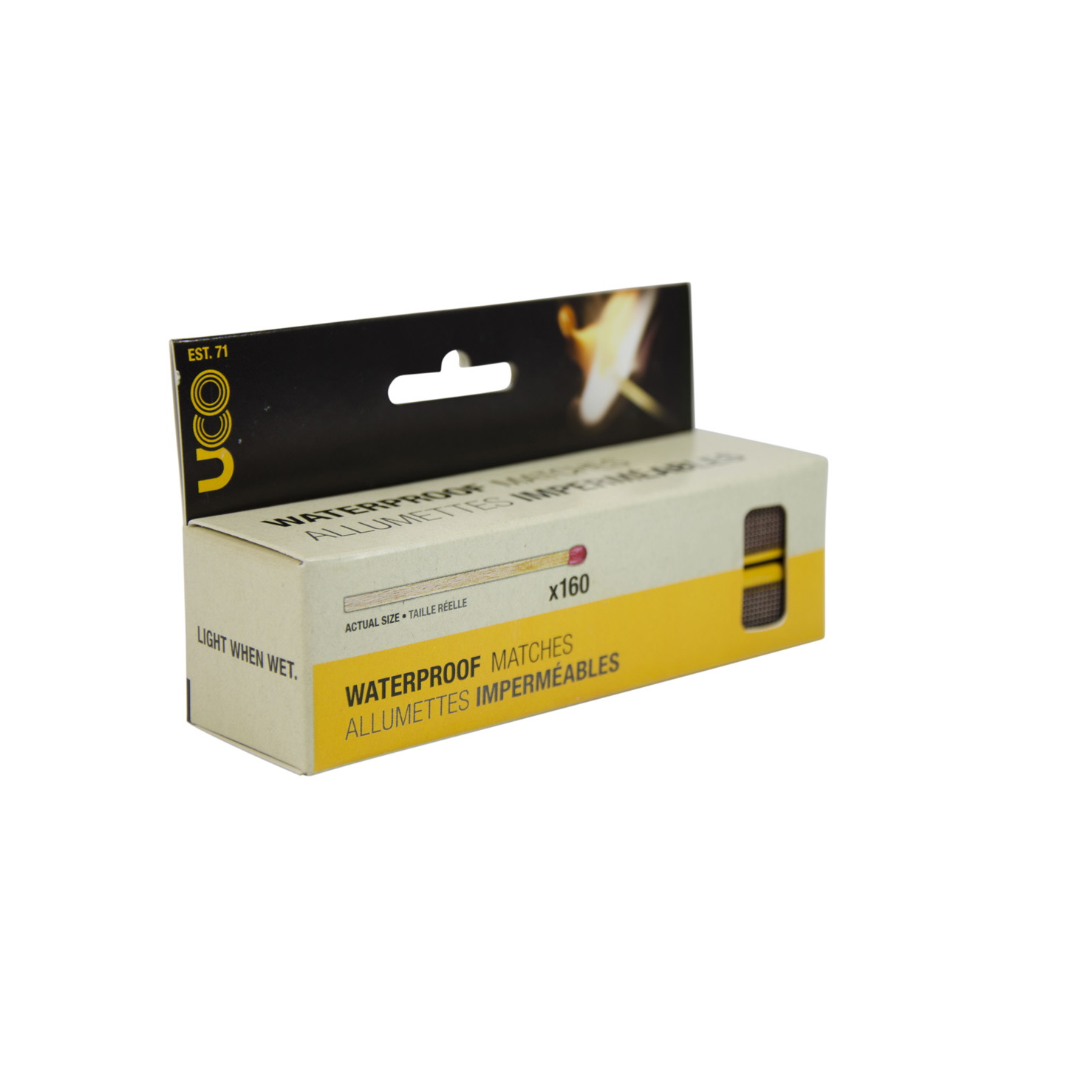 UCO Gear Waterproof Matches Yellow