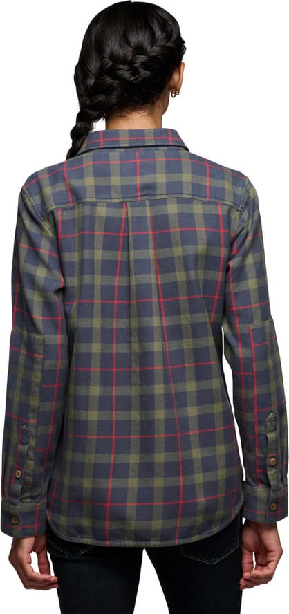 Black Diamond Women's Project Twill Long Sleeve Shirt Charcoal-Tundra Black Diamond