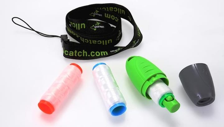 Ullcatch Bait Binder Dispenser Med 3 Spoler Ullcatch Ullcatch Bait Binder Dispenser Med 3 Spoler Ullcatch