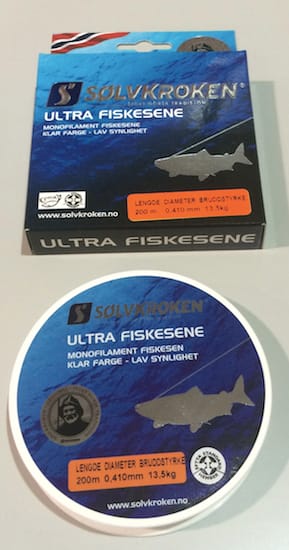 Sølvkroken Ultra sene 0,165mm 200m 2,1kg Sølvkroken