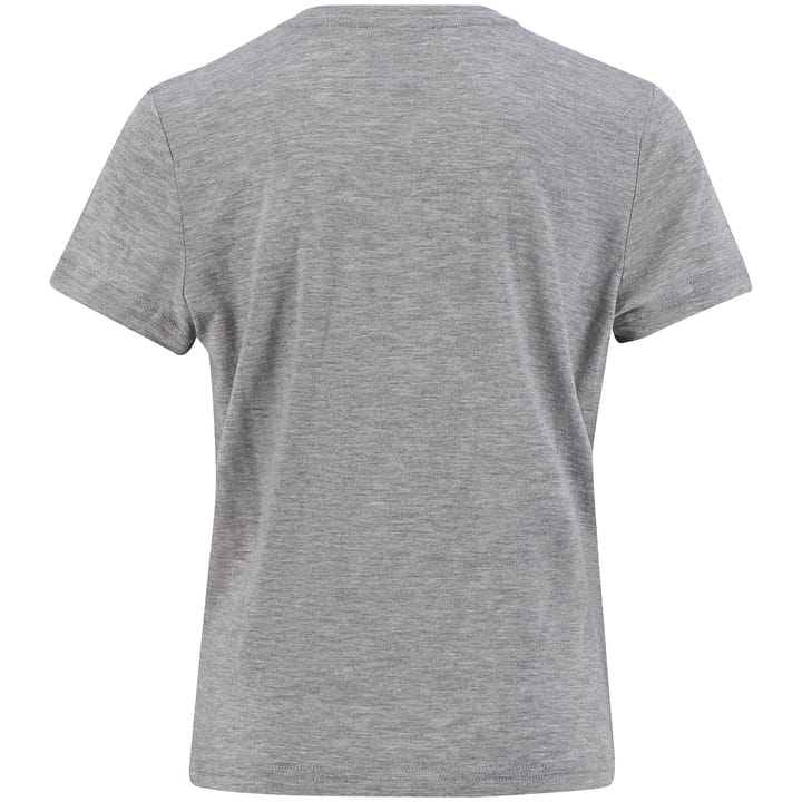 Ulvang Kids' Piny Grapich Tee Grey Melange/Mango Ulvang