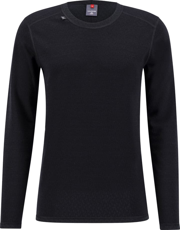 Men's Comfort 200 Round Neck  Black/Black Ulvang