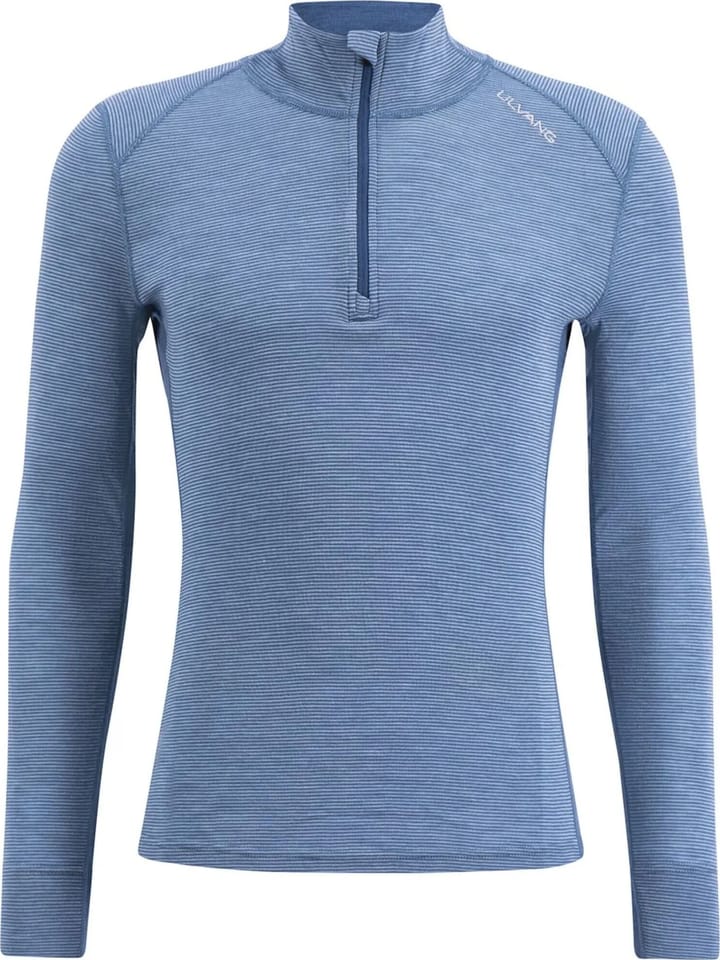 Ulvang Men's Rav 100% Turtle Neck With Zip  Indian Teal/Smoke Blue Ulvang