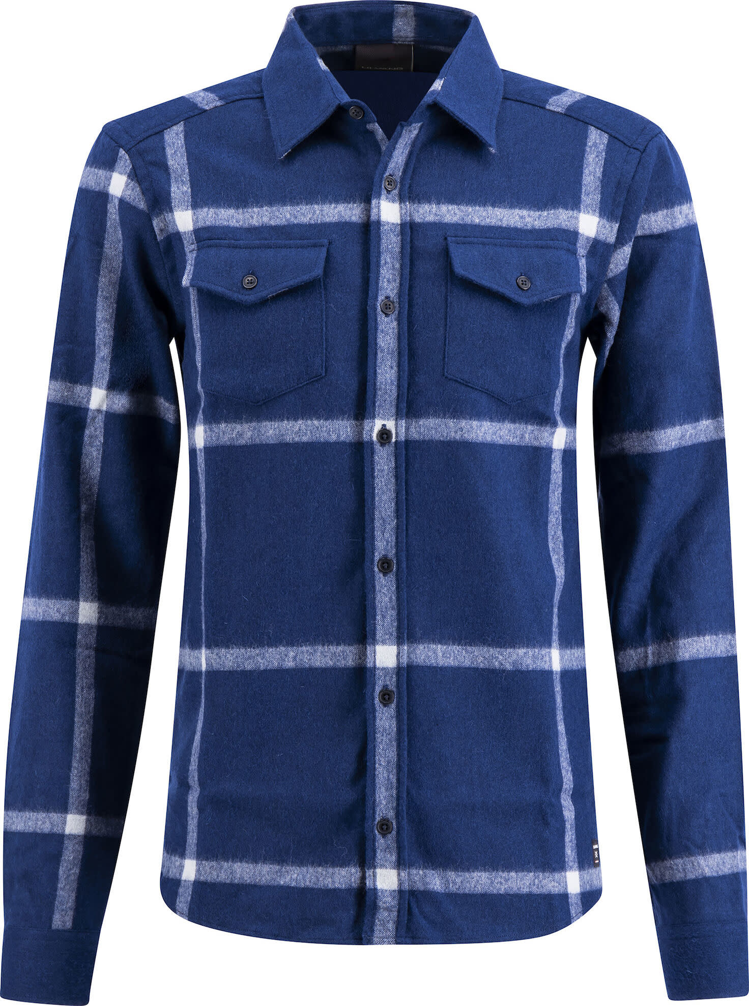 Unisex Yddin Wool Flanell Shirt New Navy/Vanilla