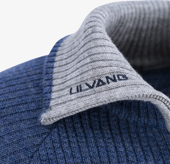 Ulvang Unisex Rav Sweater With Zip Navy Melange/Grey Melange/New Navy Ulvang