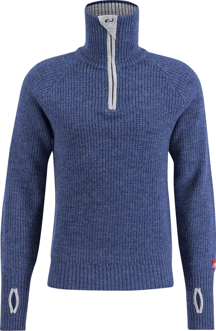 Ulvang Unisex Rav Sweater With Zip Navy Melange/Grey Melange/New Navy Ulvang