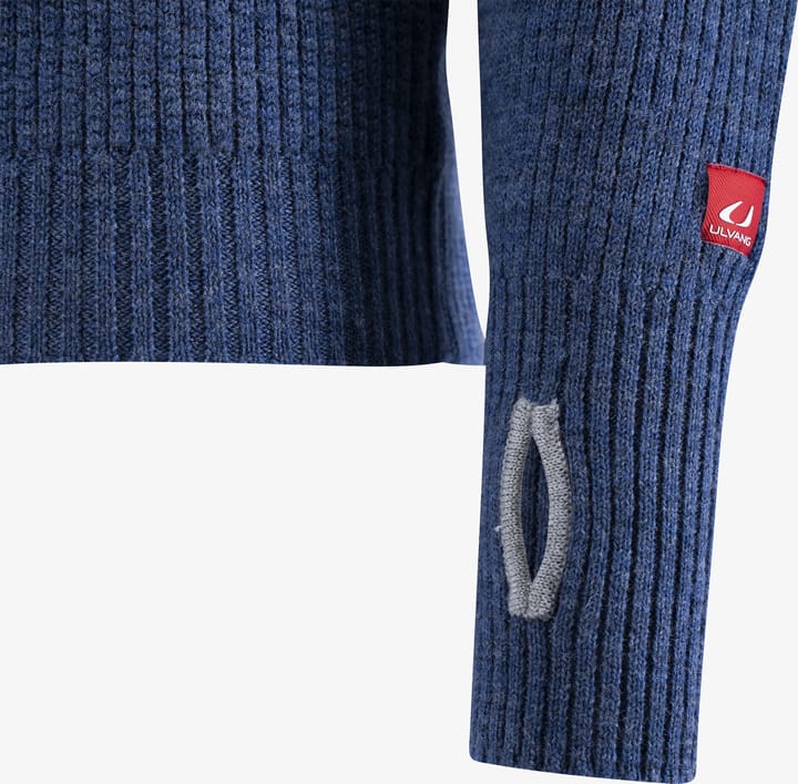 Ulvang Unisex Rav Sweater With Zip Navy Melange/Grey Melange/New Navy Ulvang