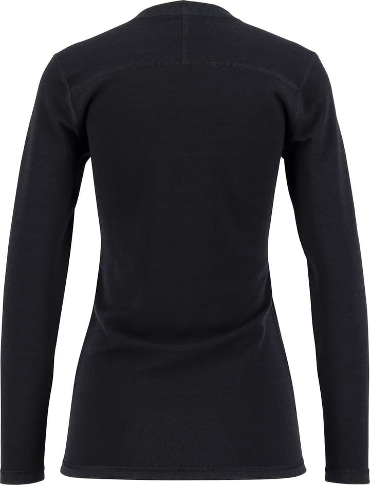 Ulvang Women's Comfort 200 Round Neck Black/Black Ulvang