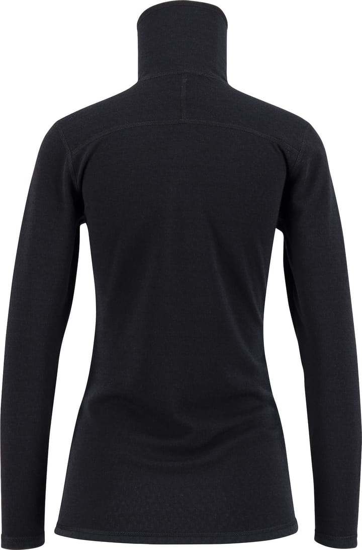 Women's Comfort 200 Turtle Neck With Zip Black/Black Ulvang