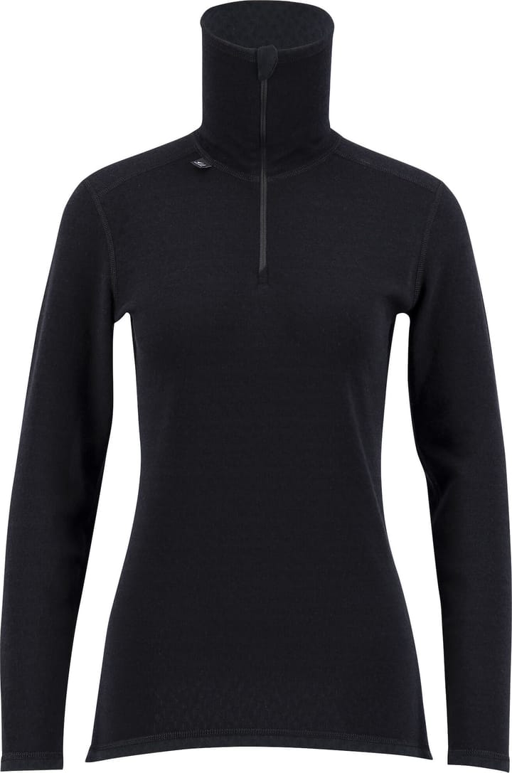 Ulvang Women's Comfort 200 Turtle Neck With Zip Black/Black Ulvang