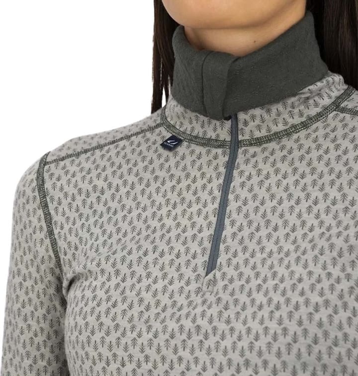 Ulvang Women's Comfort 200 Turtle Neck With Zip Agate Grey/Urban Chic Ulvang