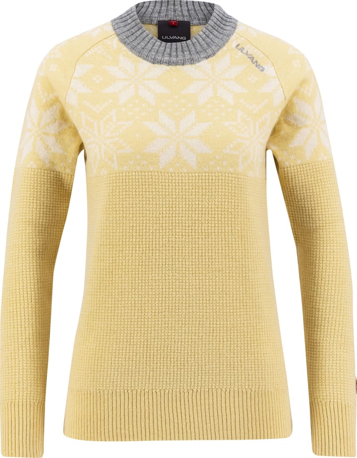 Women's Rav Kiby Roundneck Parsnip/Vanilla/Grey Melange Ulvang