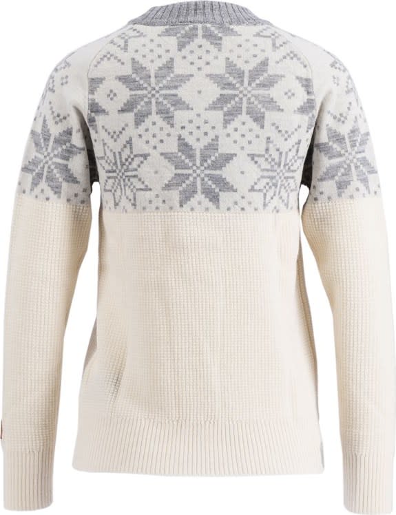 Ulvang Women's Rav Kiby Roundneck Vanilla/Grey Melange