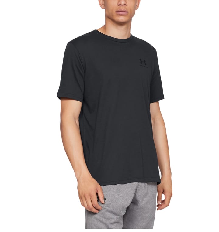Under Armour Men's Sportstyle Left Chest Shortsleeve Black Under Armour