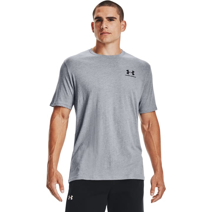 Under Armour Men's Sportstyle Left Chest Shortsleeve Steel Light Heather Under Armour