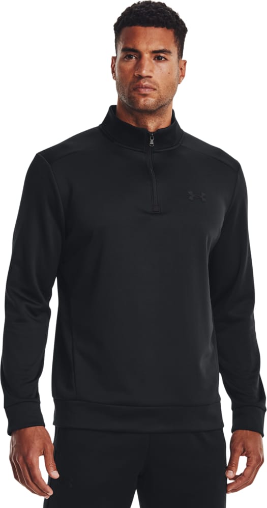 Men's UA Armour Fleece 1/4 Zip Black Under Armour