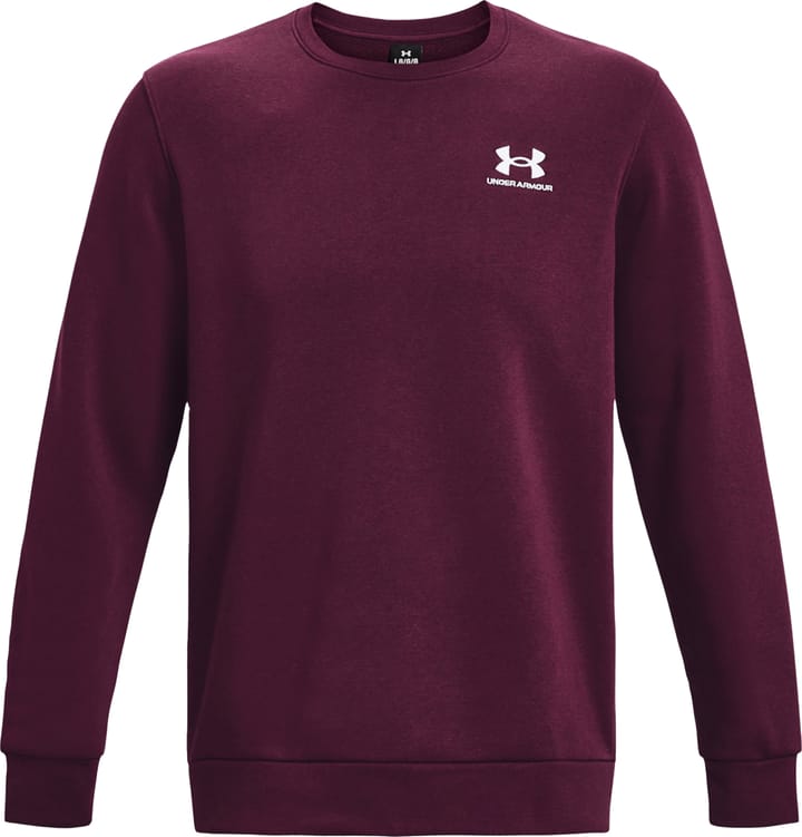 Men's UA Essential Fleece Crew Purple Stone Under Armour