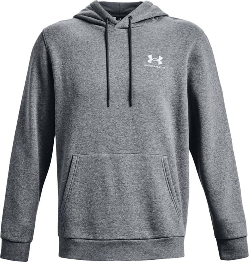 Men's UA Essential Fleece Hoodie Pitch Gray