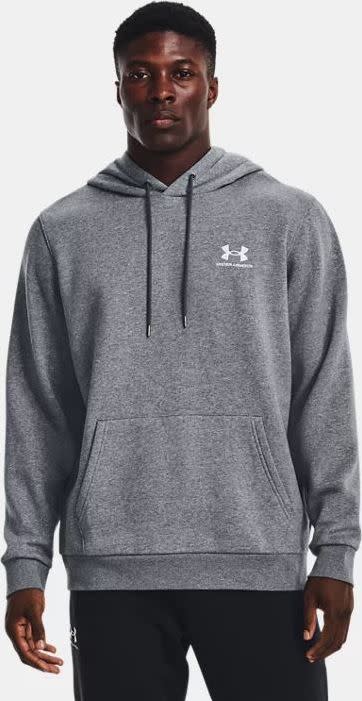 Under Armour Men's UA Essential Fleece Hoodie Pitch Gray Under Armour