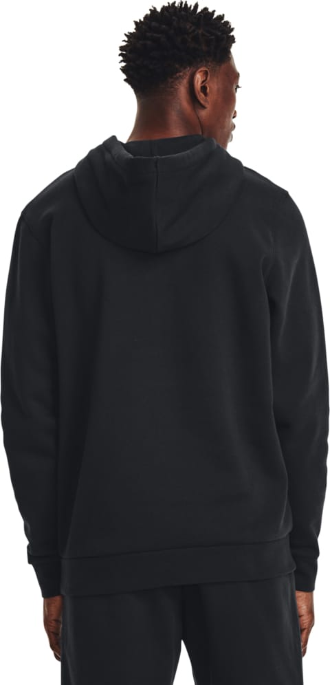 Men's UA Essential Fleece Hoodie Black Under Armour