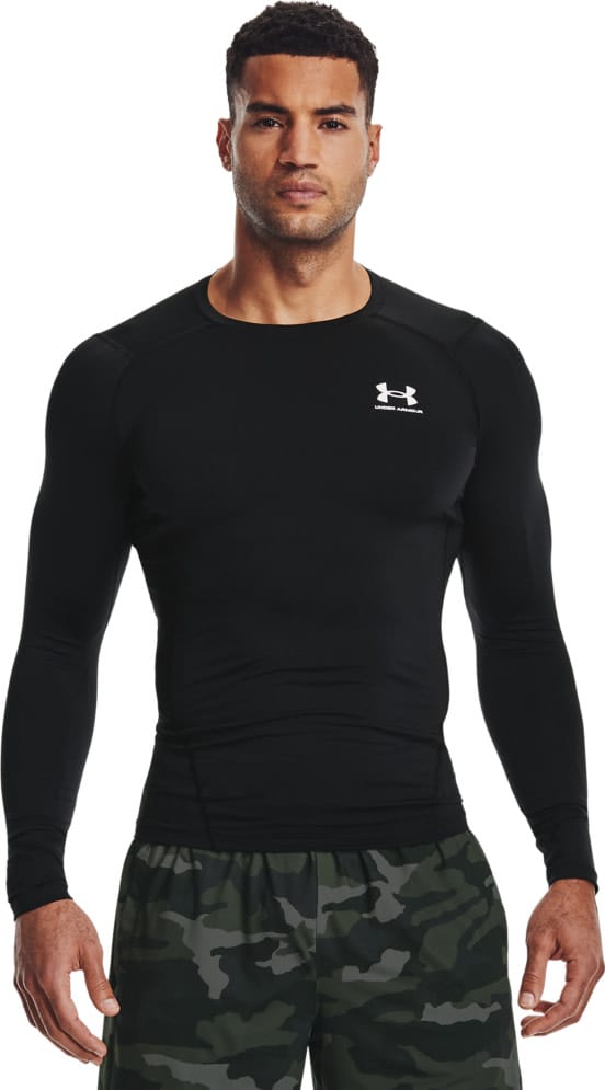 Men's UA HG Armour Comp Long Sleeve Black Under Armour