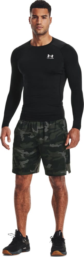 Men's UA HG Armour Comp Long Sleeve Black Under Armour