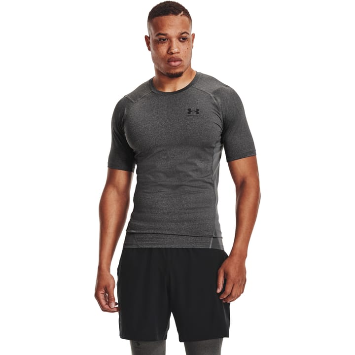 Under Armour Men's UA HG Armour Comp Short Sleeve Carbon Heather Under Armour