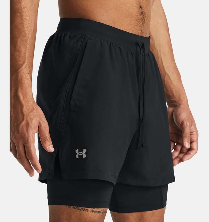 Under Armour Men's UA Launch 5'' 2-In-1 Short Black Under Armour