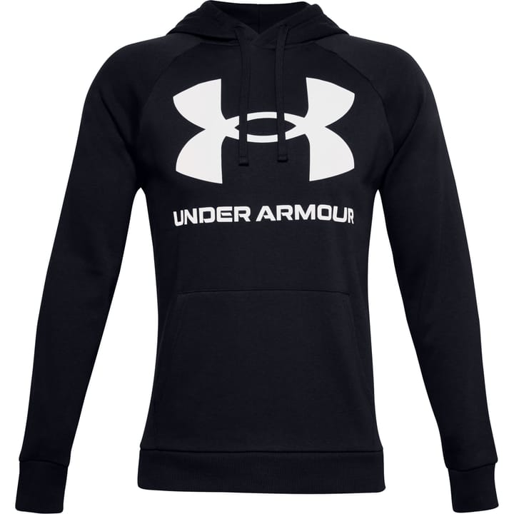 Under Armour Men's UA Rival Fleece Big Logo Hoodie Black Under Armour