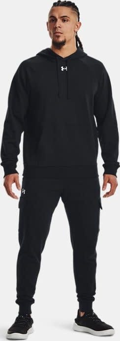 Men's UA Rival Fleece Hoodie Black Under Armour