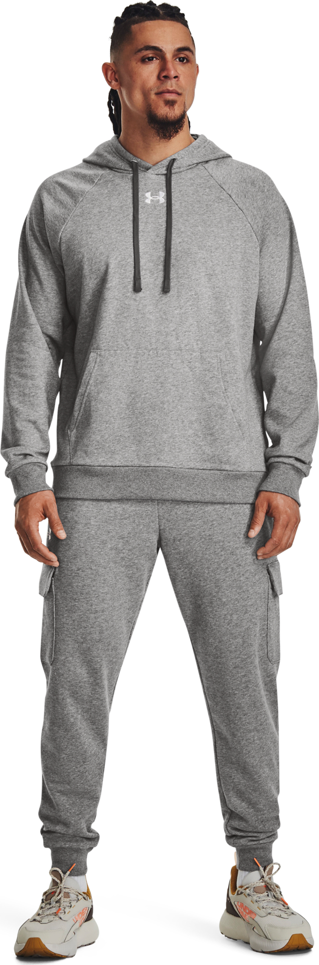 Men's UA Rival Fleece Hoodie Castlerock Light Heather | Buy Men's UA Rival  Fleece Hoodie Castlerock Light Heather here | Outnorth